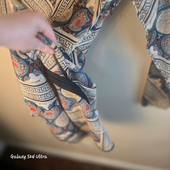 MISSGUIDED Elegant Mini Patterned Dress Women's Size 2 - Picture 4 of 10